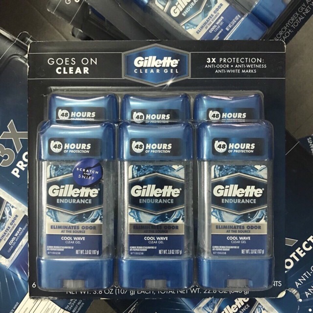 LĂN KHỬ MÙI CHO NAM CỦA MỸ GILLETTE LOẠI 107G