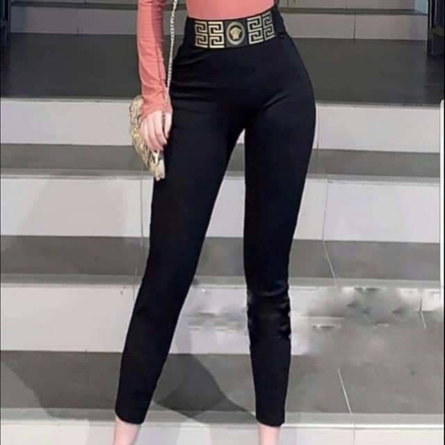 Quần legging gen bụng cạp cao