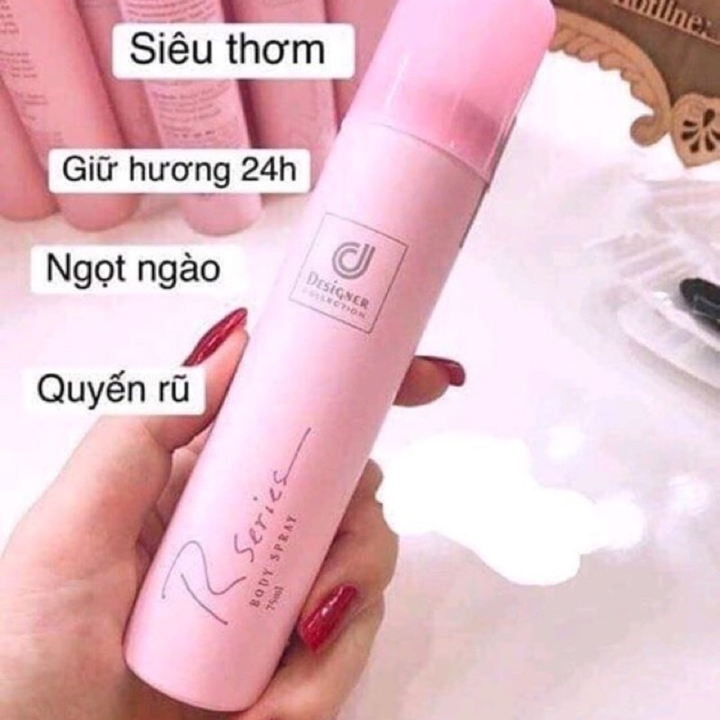 Xịt thơm body hương hoa Hồng Thái Lan