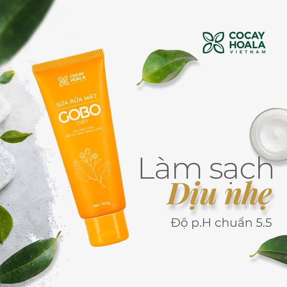 ❤️[ CHÍNH HÃNG ] ❤️ Sữa rửa mặt GOBO mini làm sạch sâu, ngăn ngừa mụn ẩn Cỏ Cây Hoa Lá 10g