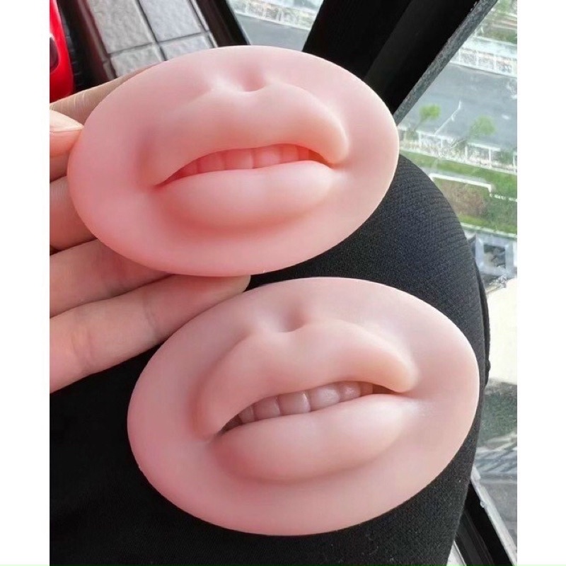 Môi silicol 5D và 3D tập phun xăm