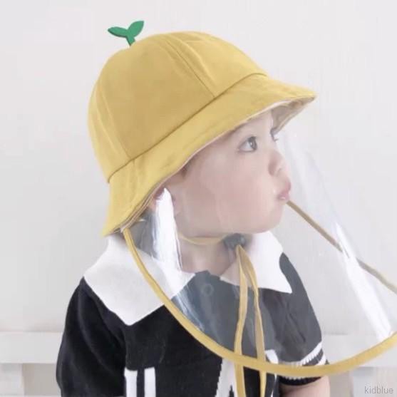 Nón Tai Bèo Có Tấm Che Mặt Chống Rơi Dành Cho Trẻ Em