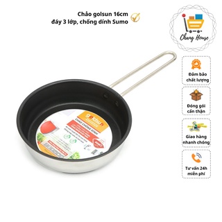 Chảo chống dính Goldsun GPP09 F16 dùng mọi loại bếp size 16cm