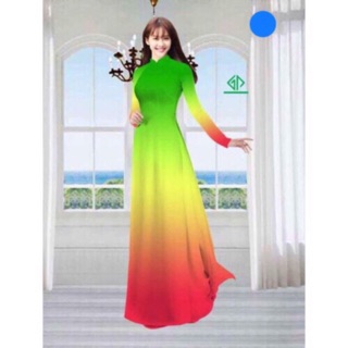 Vải áo dài ombre