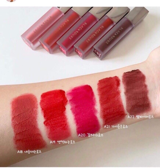 [ Sẵn - Ver 4] Son kem Black Rouge Air Fit Velvet Tint Version 4 Bad Rose | Thế Giới Skin Care