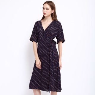 Maxi wrap dress