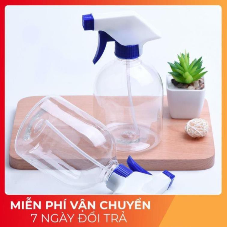 Chai Xịt Phun Sương ❤ TRÙM SỈ ❤ [500ml] Chai nhựa pet Vòi Xịt Kính 500ml Lùn rỗng chiết dung dịch , phụ kiện du lịch