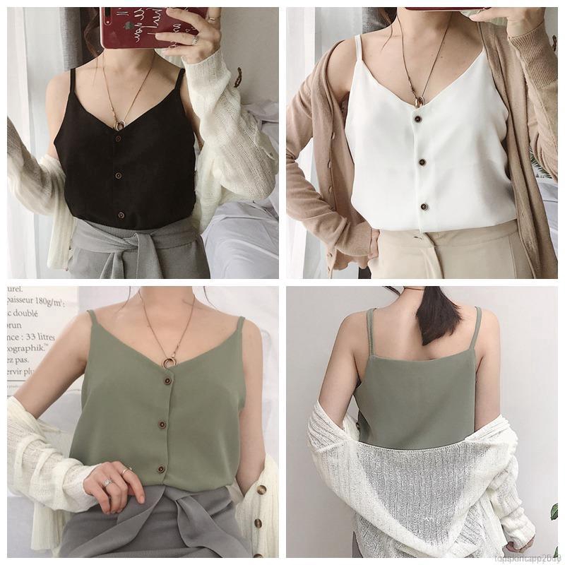 Áo nữ không tay cổ chữ V thời trang quyến rũ | BigBuy360 - bigbuy360.vn