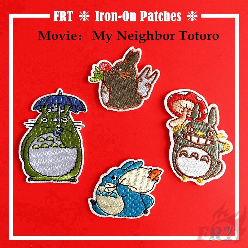 Set 1 / 2 Miếng Vá Quần Áo Hình Totoro Dễ Thương
