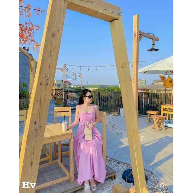 Váy maxi 2s chun ngực siêu đẹp