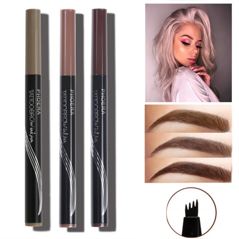 [Hàng mới về] Bút trang điểm kẻ chân mày PHOERA cao cấp tiện dụng
