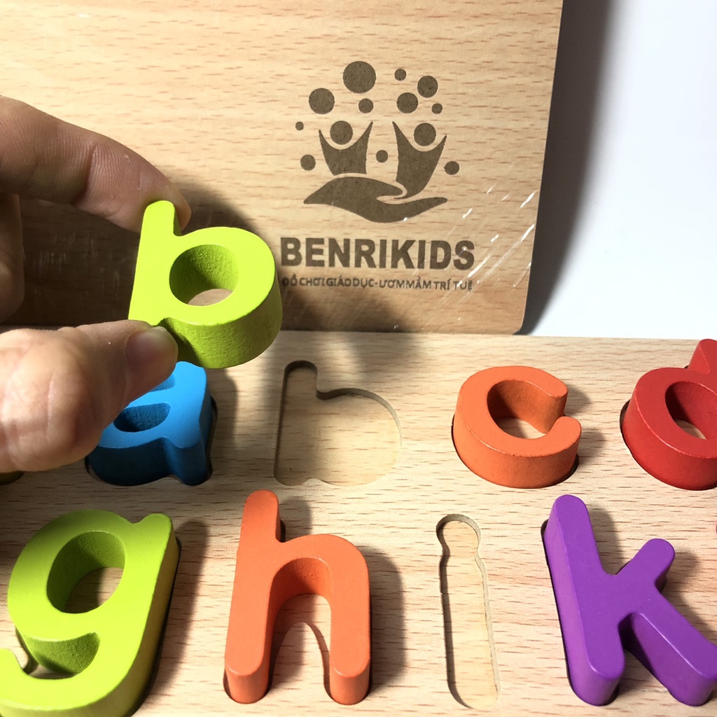 Combo Bộ 2 Bảng Chữ Cái Tiếng Việt In Thường, In Hoa Giúp Bé Nhận Biết Chữ Cái  Benrikids ( Tặng Kèm Thẻ Học Cho Bé)