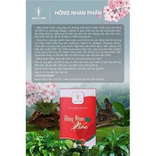 HỒNG NHAN PHẤN - Bách Y Sâm - Bạch linh .