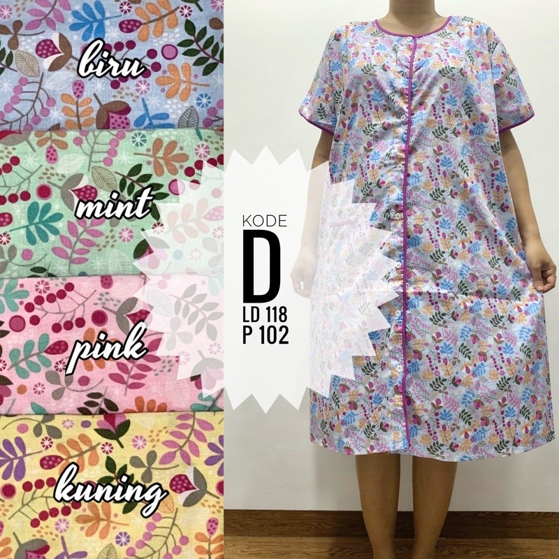 Đầm Bầu Vải Cotton Màu Pastel Cài Nút Toàn Diện Kiểu Nhật Bản Dễ Thương