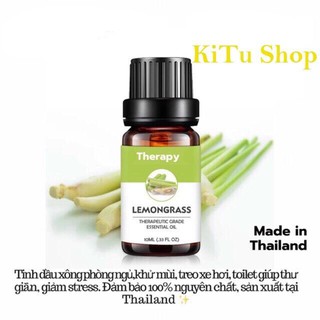 «10ml» 🎈 Tinh Dầu Nguyên Chất Sả - Chanh Thiên Nhiên ❃