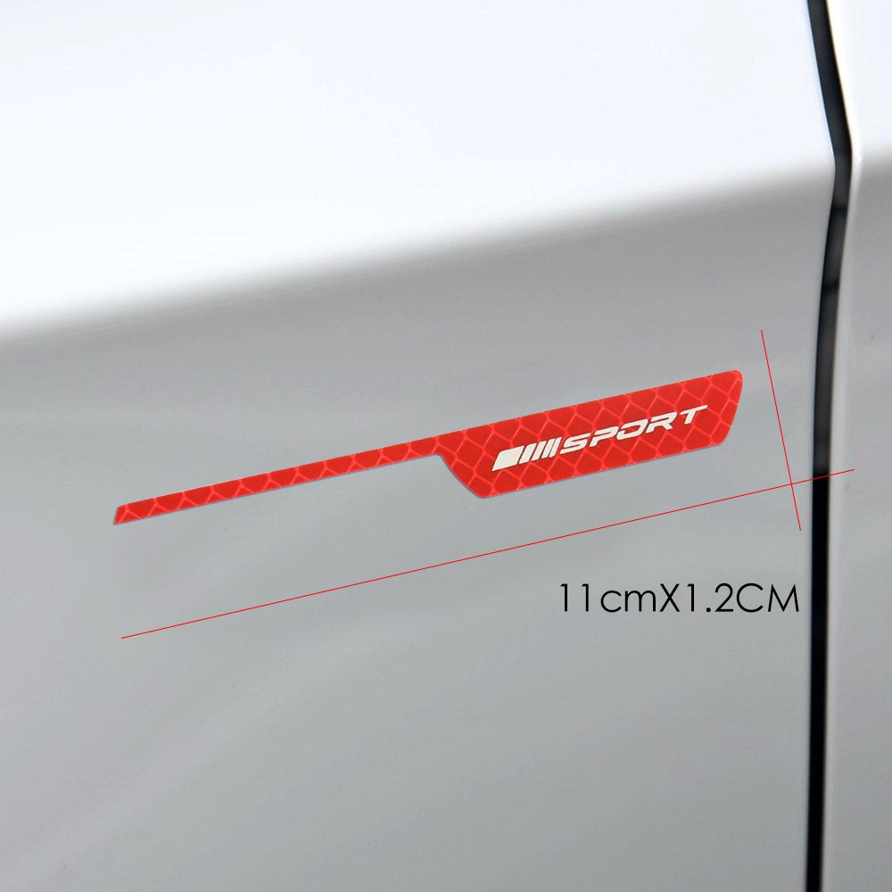 Miến Tem Phản Quang Dán Sườn Xe ô Tô Trang Trí Cảnh Báo  Ms-303