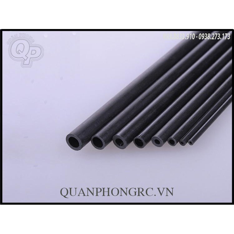 5 Ống Carbon 2.0mm - 2.5mm(1 mét)