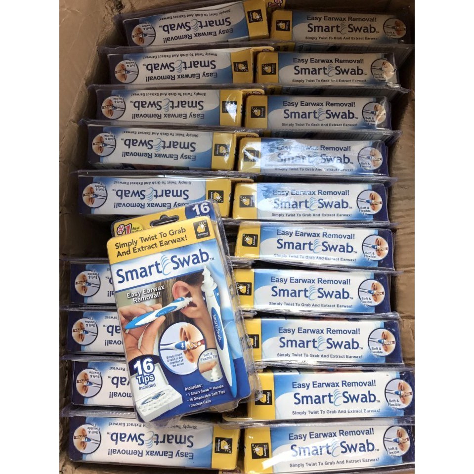 Dụng cụ lấy ráy tai 16 đầu Smart Swab thông minh