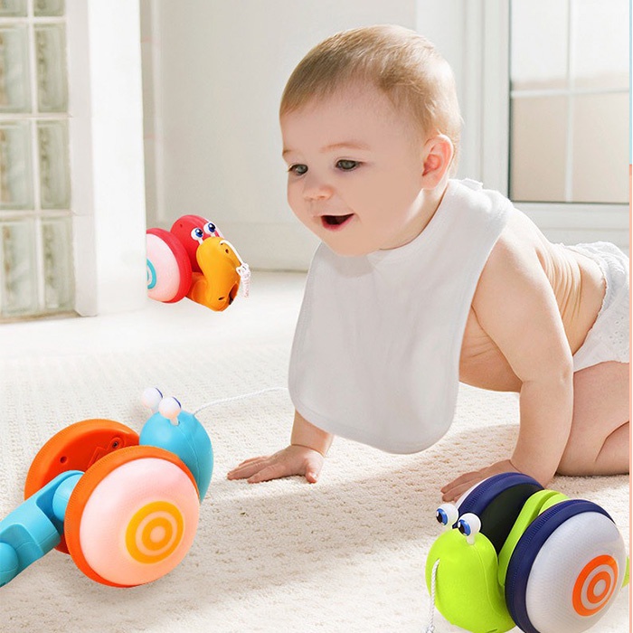 Đồ chơi vận động cho bé chú ốc sên dây cót tinh nghịch ANNIE BABY - Đồ chơi dây cót thông minh, vui nhộn cho trẻ tại nhà