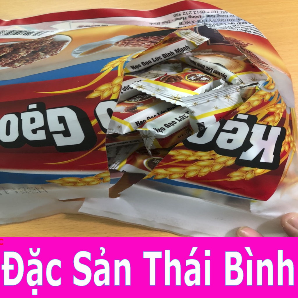 Kẹo Lức Đặc Sản Thái Bình - Kẹo Lức Đình Mạnh Gói 300g