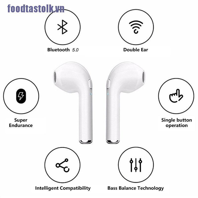 【stolk】I7s TWS Bluetooth Earphone For All Smart Phone Sport headphones Stereo Earbud