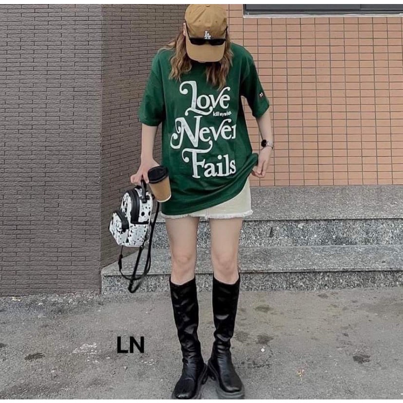 Áo phông chữ LOVE kill DA6