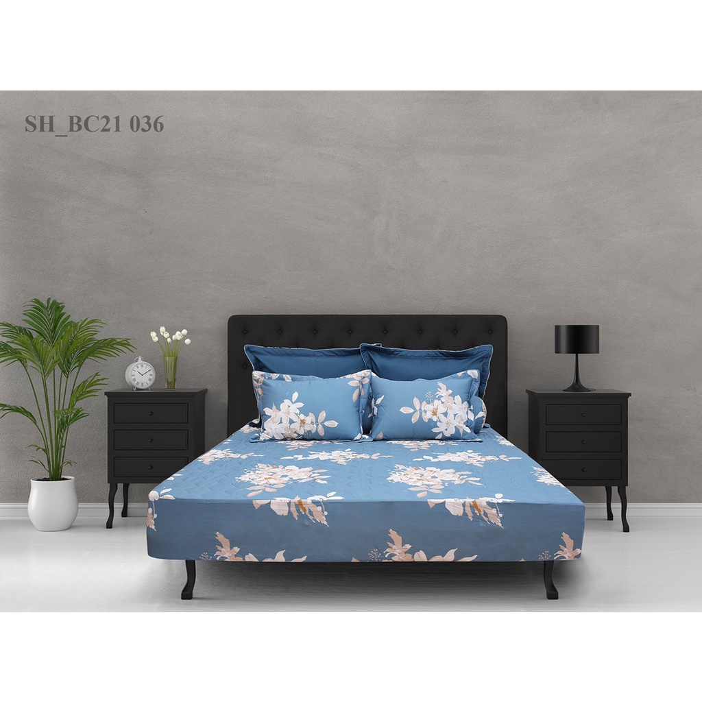 Bộ ga chun 150x190 có chần cotton Sông Hồng