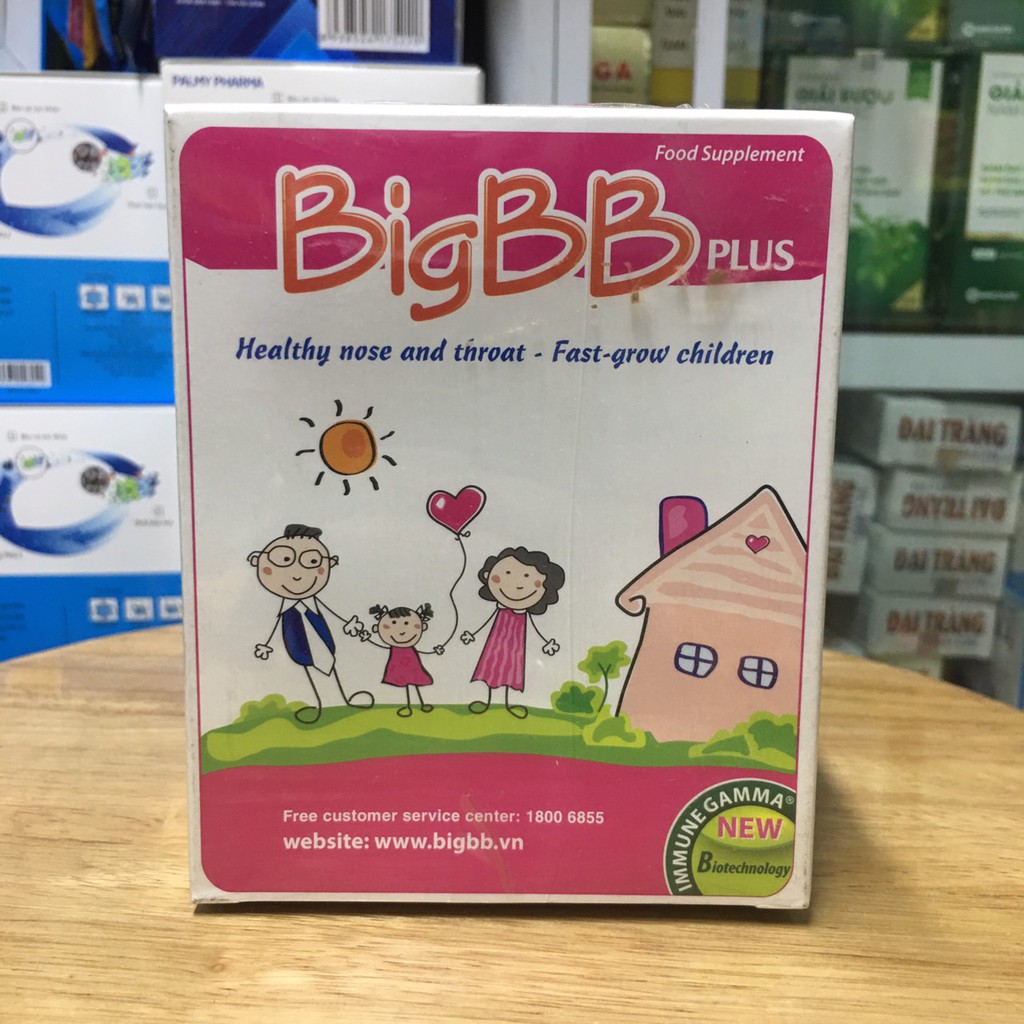 BigBB Plus hồng hộp 16 gói