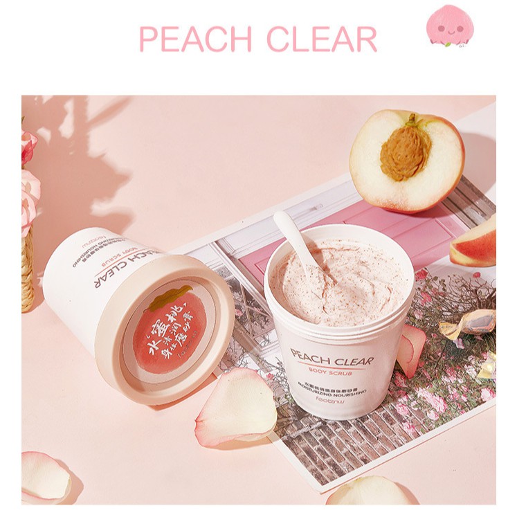 Tẩy Tế Bào Chết 🧡 FREESHIP🧡 Tẩy Da Chết Đào Feotznw Peach Clear Body Scrub 200ML | BigBuy360 - bigbuy360.vn