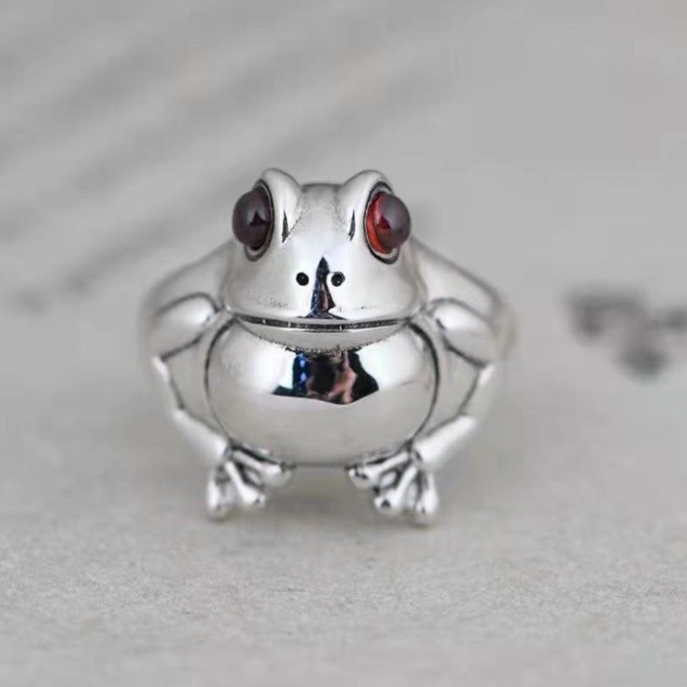 🌱FOREVER🌱 Creative Frog Ring Fashion Retro Style Bohemian Lovers Valentine's Day Gifts Jewelry|Color Adjustable Women Lady Open Finger