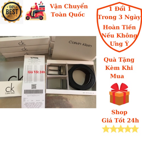 Thắt Lưng / Dây Nịt Da 2 Mặt Full Box Kèm Giỏ Xách