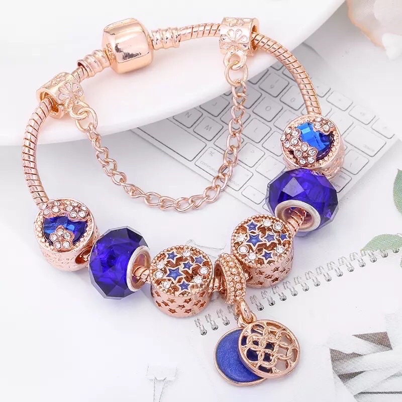 Charm lùa KHÍA TRONG SUỐT cao cấp phối vòng pan