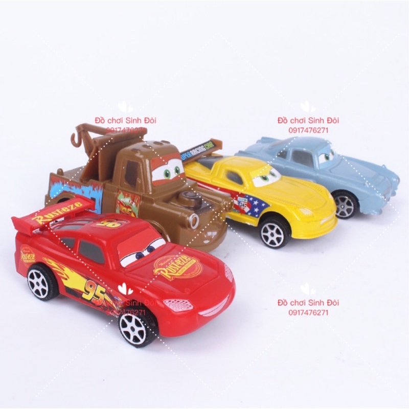 MÔ HÌNH XE NHỰA - bộ 4 chiếc