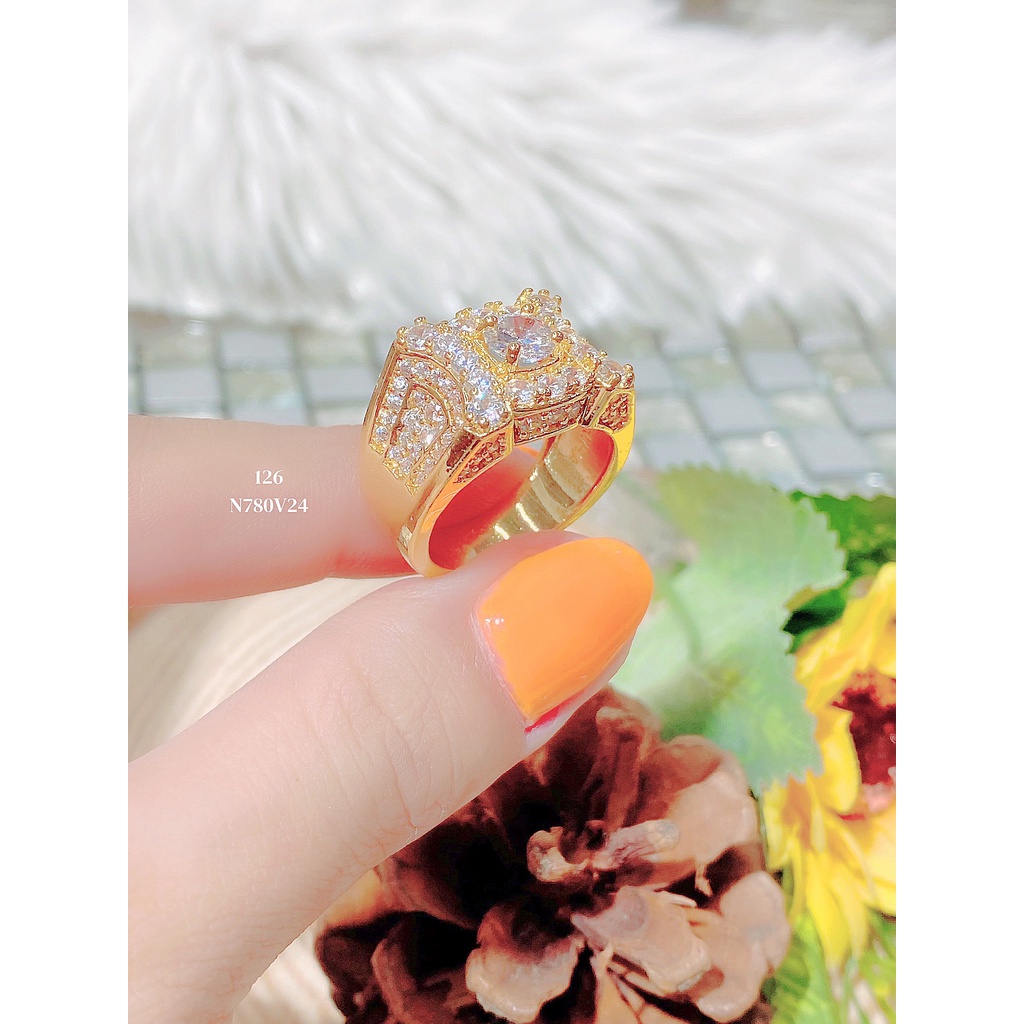 Nhẫn nam mạ 18k cao cấp (giá tốt nhất) N780