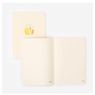 Vở Crabit Dotted Notebook Ruột Chấm Dot - Cheese (120 Trang - 18.3x26cm)