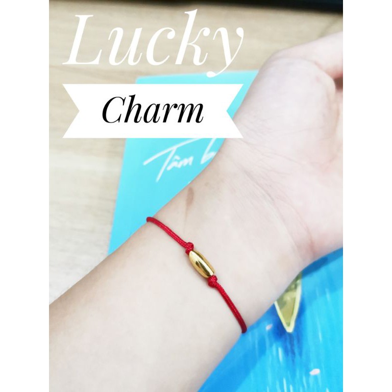 ☘️☘️☘️ĐÓN TÀI LỘC MAY MẮN với Vòng chỉ đỏ hạt gạo vàng may mắn