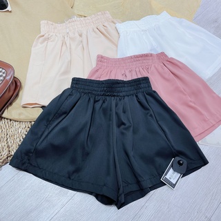 Quần short lụa cạp chun - Freesize ( 4761 )