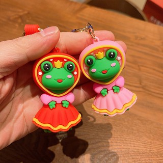 Móc khóa thú cute hình ếch dễ thương