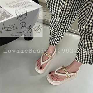 GIÀY SANDAL XUỒNG LOVIIE BASICS - GIÀY NỮ ĐI HỌC DÂY MẢNH XỎ NGÓN THỜI TRANG - GIÀY BÁNH MÌ DÂY MẢNH S220309 S220521