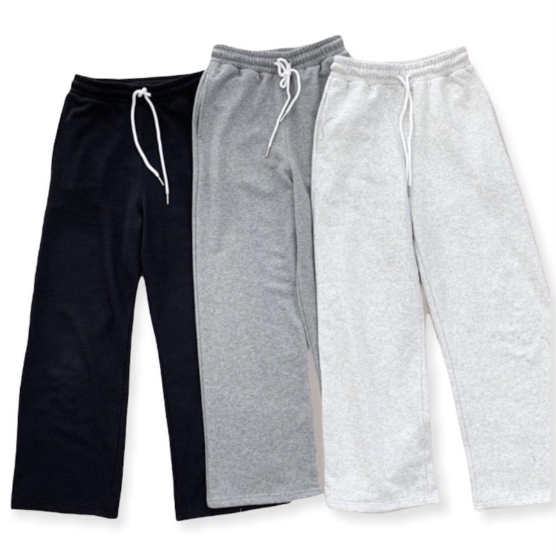 Quần culottes ống rộng suông dài lưng cao chất thun nỉ da cá mặc rất thích
