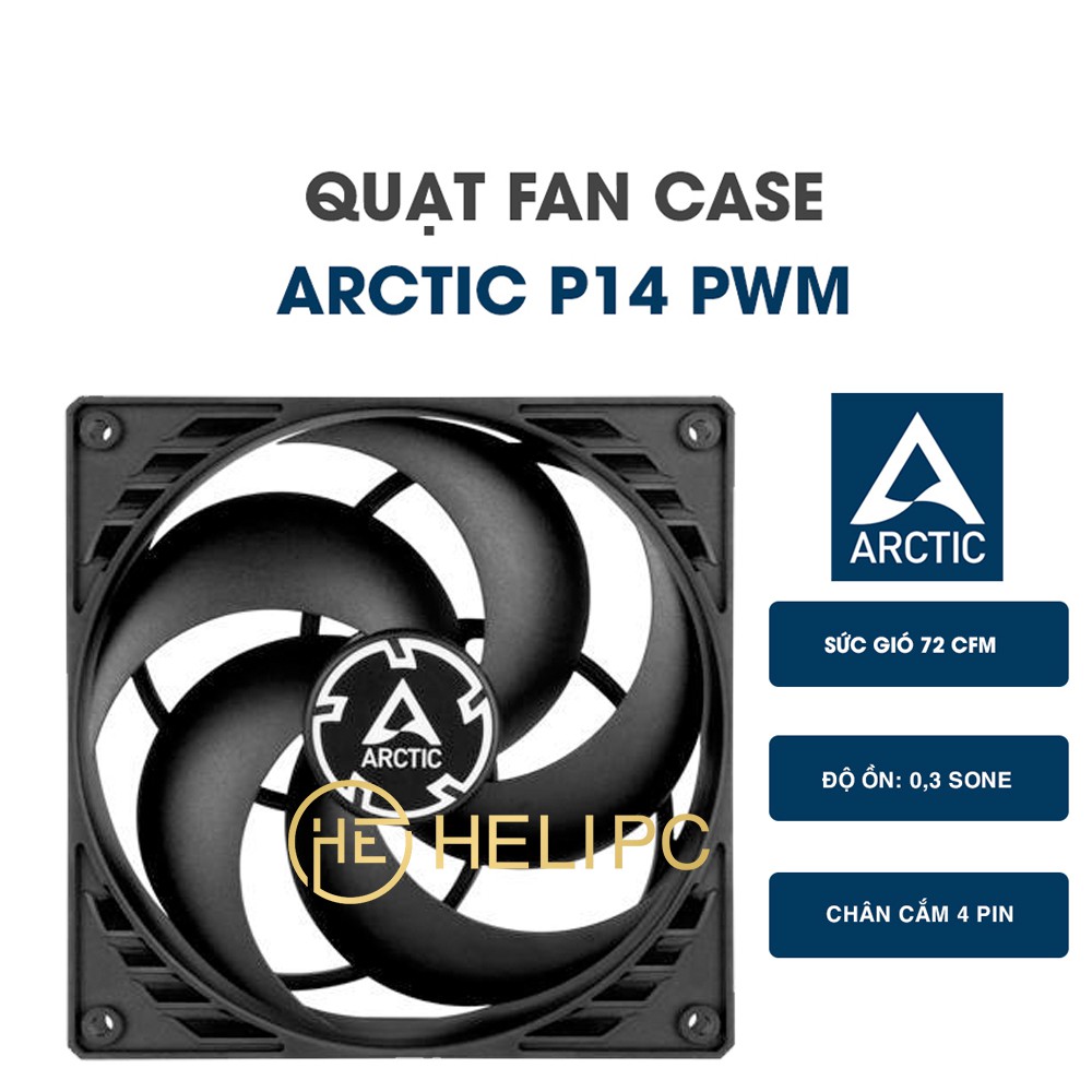 Quạt tản nhiệt case máy tính Arctic P14 PWM - Quạt Fan Case 14cm