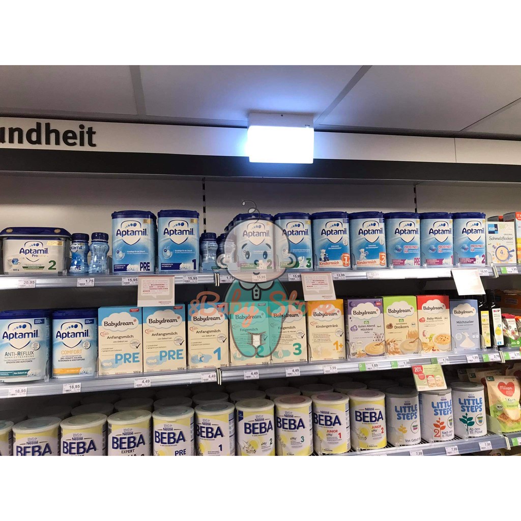 DATE 2022 Sữa Aptamil Đức 800gr Hộp Bạc, Xanh Bay Air, đủ bill