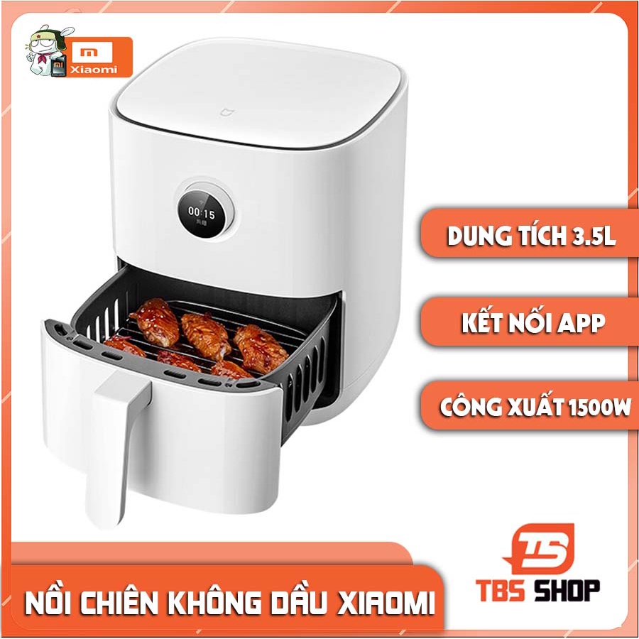 [ Bản Quốc Tế ] Nồi chiên không dầu thông minh Xiaomi Mijia - Kết nối App Mihome - Màn hình Oled - Hẹn giờ