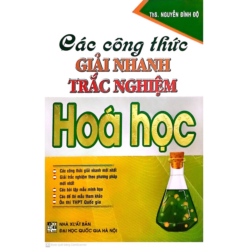 Sách- Các Công Thức Giải Nhanh Trắc Nghiệm Hóa Học