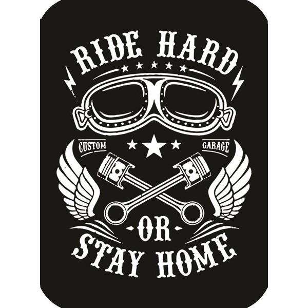 Hộp thiếc đựng đồ Vintage Box - Ride hard or stay home