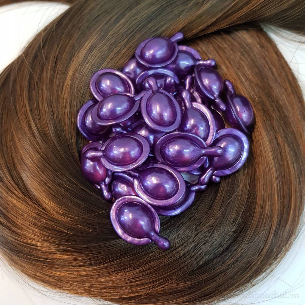 10 vıên serum ủ ṫóc bóng mượt Hair vıtamın VQ Meinas Lotion Thái Lan