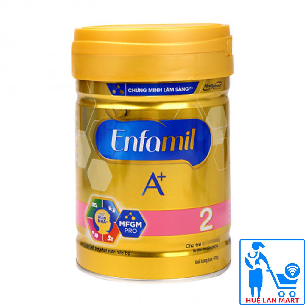 Sữa bột Enfamil A+ số 2 870g (6 - 12 tháng)