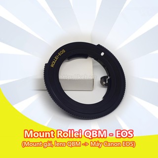 Mount adapter chuyển ngàm cho lens Rollei QBM sang body Canon EOS