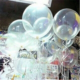 10 Bóng trong suốt jumbo 35cm