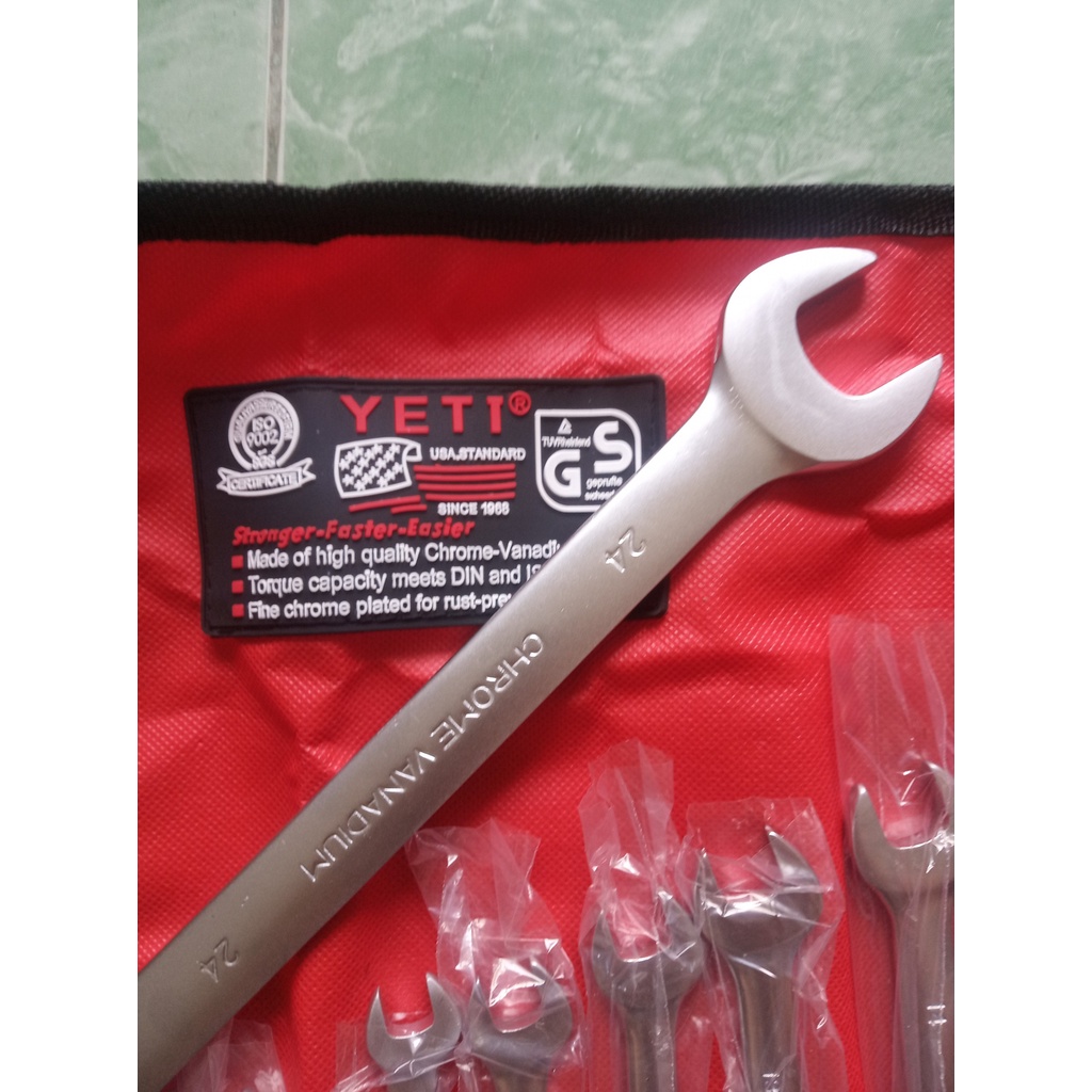 Cờ lê Yeti lẻ size chuyên mở bulong, đai ốc cỡ 20 - 32mm